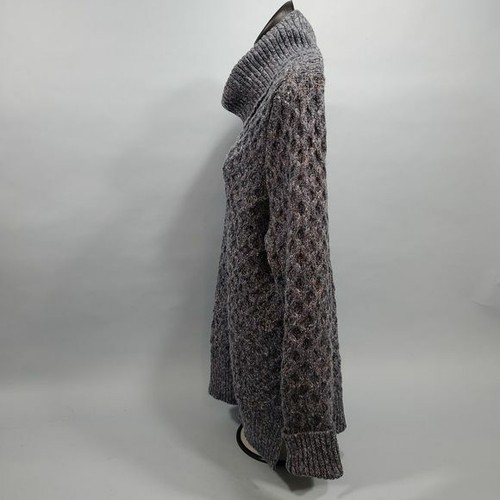 Retrelogy Cowel Neck Cable Knit Sweater Jumper Women's Size Large Super Soft - Bild 3 von 7