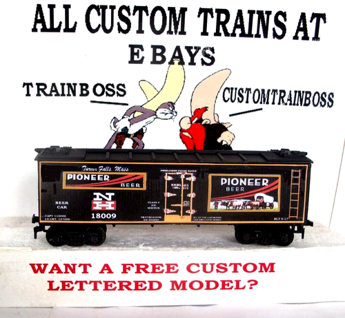HO SCALE CUSTOM LETTERED PIONEER BEER REEFER LOT P 7 🍺🍺🍺 - Bild 13 von 13