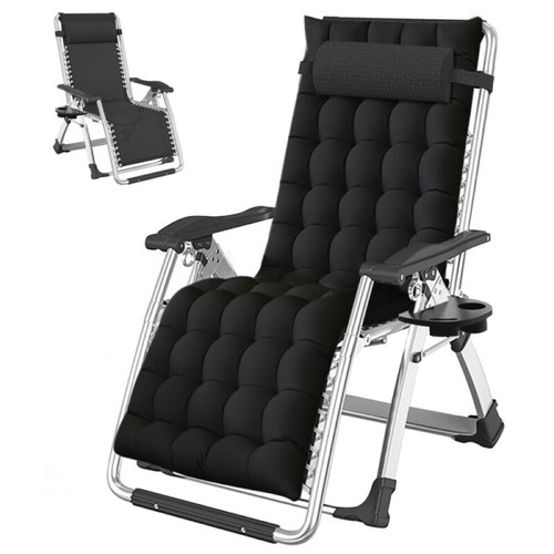 Comfort Zero Gravity Reclinable Acolchado Plegable Jardín para Camping al Aire LibreSilla Reclinable - Imagen 2 de 76