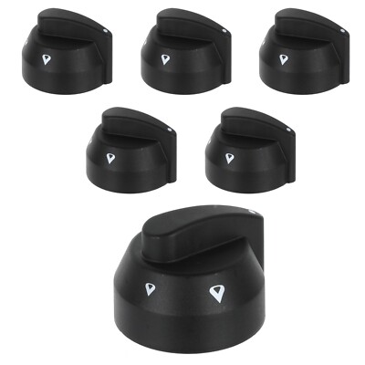 BLAUE DICHTUNGSKNÖPFE x 6 FÜR GASOFEN HERD GRILL VENTIL OBEN BRENNER STEUERUNG WASSERHAHN 227379