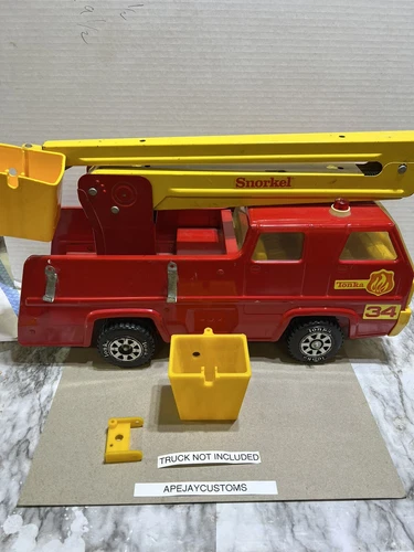 1 Tonka Snorkel Fire Truck - XR-101 bucket and rotator (BUCKET AND ROTATOR)