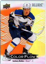2024-25 Upper Deck Allure #CFL-60 ZACHARY BOLDUC Orange-Yellow Color Flow Blues