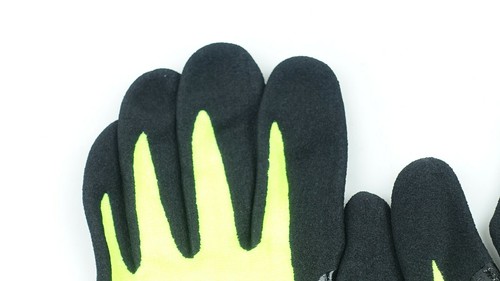 12 Pack Armor Guys 04-300HV XL Extraflex Nitrile Palm Coating High Vis Yellow - Picture 3 of 7