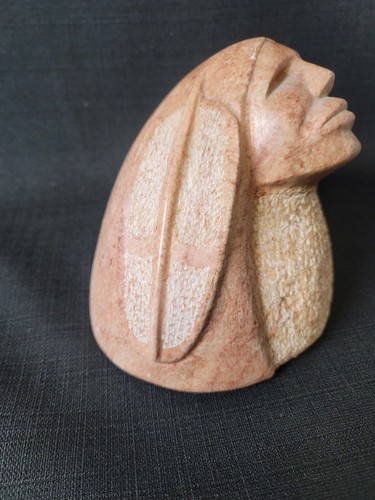 Native American Harvey Bearsheild Russell Jr "Cheyenne" Sculpture 1982 - Picture 5 of 13