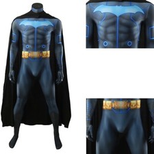 2025 Batman Mono Cosplay Body Capa Disfraz Adulto Niños Halloween Zentai
