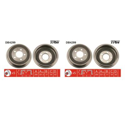 TRW DB4299 Tamburo Freno - Ricambio Auto Di Qualità - Foto 9