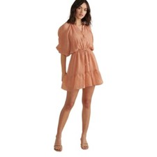 Minkpink  Nerang Mini Dress in Terracotta Small