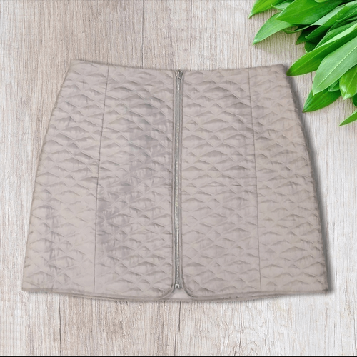 Rebecca Taylor gesteppter Minirock mit Frontreißverschluss 4 - Bild 1 von 4