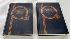 Goethe Faust Part One - 1892 - Part 2 - 1897 - Edited By Calvin Thomas - HC