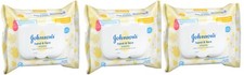 Johnsons Hand And Face Wipes 25ct 3 Pack 