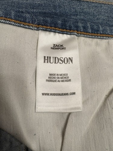 Hudson Jeans Men's Zack Skinny Jeans Pants Size 40 - Picture 9 of 10