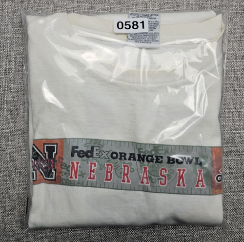 VTG Nebraska Shirt Mens XL Adidas 1998 FedEx Orange Bowl NCAA College Football - 第 10/10 張圖片