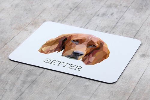 Engelse setter geometrische onderlegger Art-Dog - Afbeelding 4 van 4