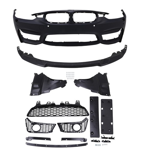 F80 M3 Style Font Bumper FOR BMW F30 F31 2012 2013 2014 2015 2016 2017 2018 - Picture 2 of 11