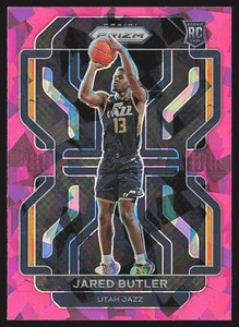 2021-22 Panini Prizm #290 Jared Butler Pink Ice RC