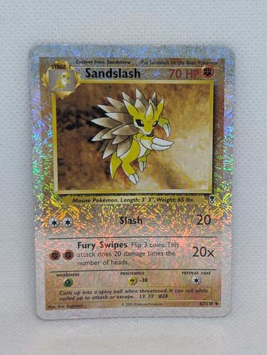 Sandslash Pokemon TCG Reverse Holo Rare Legendary Collection Nintendo