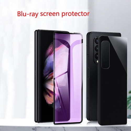 For Samsung Galaxy Z Fold 3/4 Tempered Glass Screen Protector Film Full Cover - Picture 9 of 17