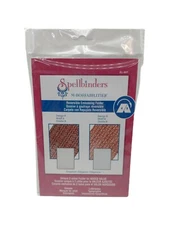 New Spellbinders Reversible Embossing Folder EL-007 Elegance New Sealed 