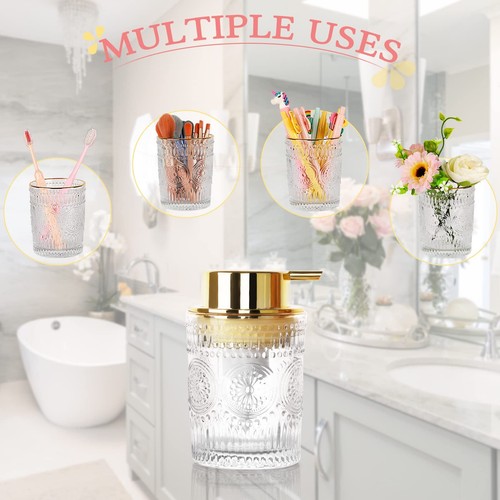 Foaming Soap Dispenser Hand Soap Dispenser Refillable Glass Foaming Hand Soap Di - Picture 6 of 6