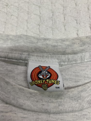 Vtg 1998 Single Stitch Looney Tunes Halloween TShirt Trick or Treat Tweety & Taz - Picture 5 of 8