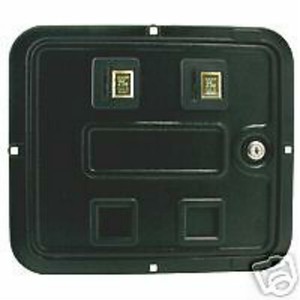 NEW-TWO-ENTRY-PINBALL-ARCADE-WELLS-GARDNER-STYLE-COIN-DOOR-NEW-FROM-HAPP-039