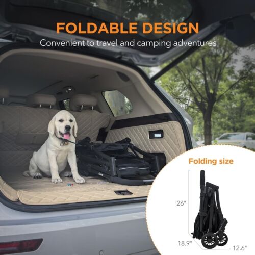 ESEZ Pet Stroller for Small Dogs – No-Zip Deep Seat, Lightweight Dog Stroller... - Picture 5 of 7