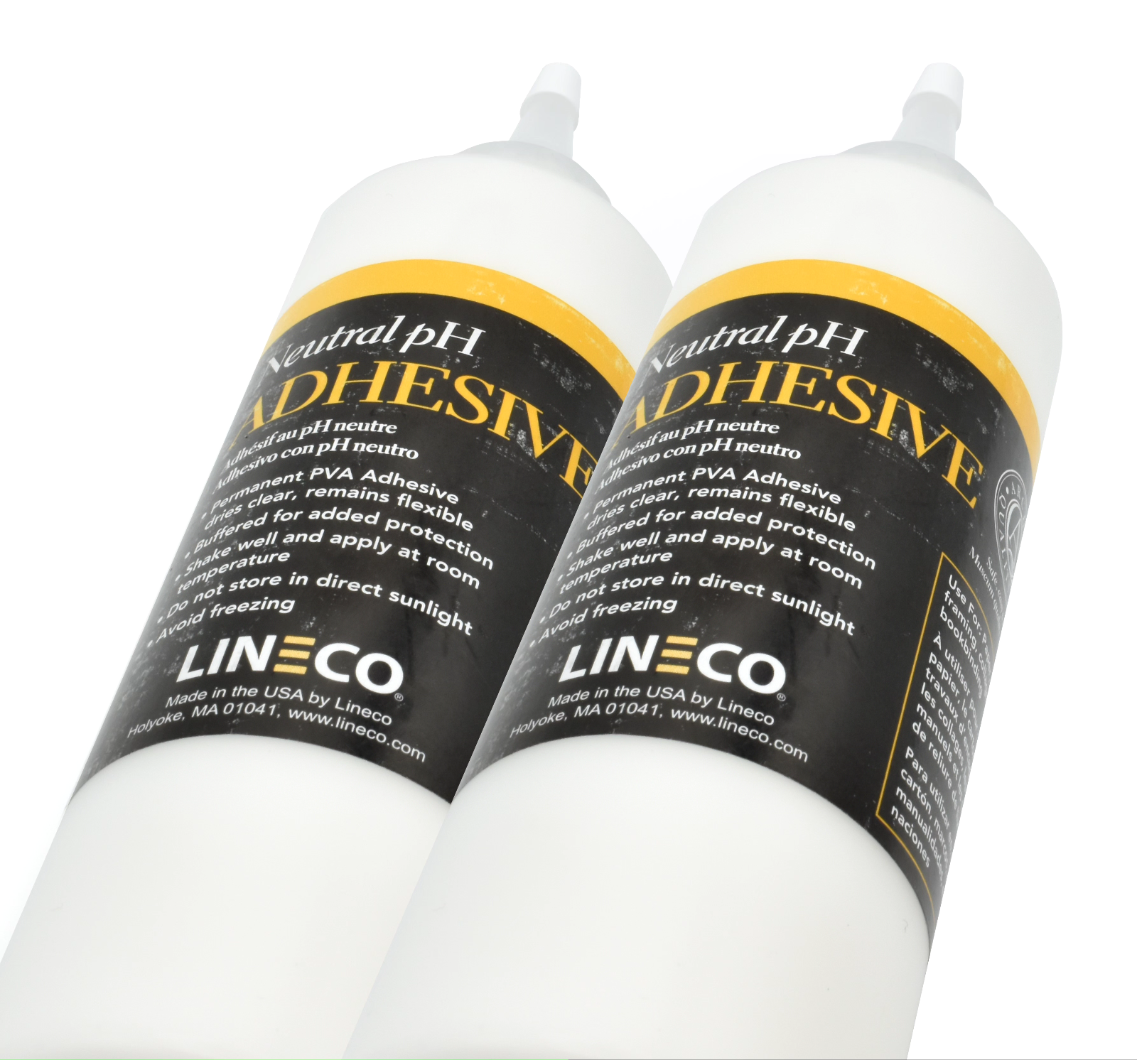 Lineco PVA Glue TWIN PACK neutral ph - 231ml paper board framing crafts glues