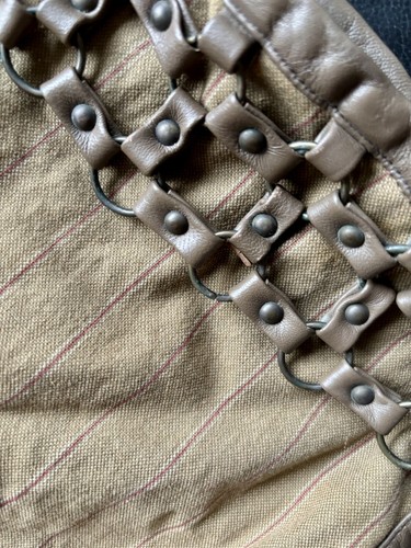 Scanlan & Theodore Canvas, Leather , Chain Cross Body Bag-RRP $1295 - Picture 2 of 12