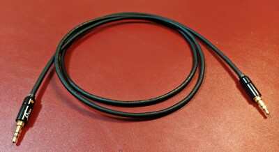 3.5mm male to 3.5mm male aux 6N UP OCC copper + silver plated shielded cable