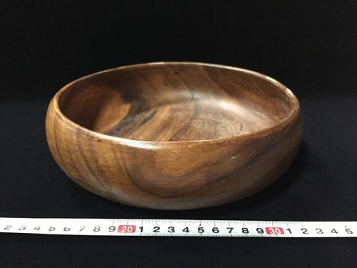 P1232 / Wooden / Snack Bowl KASHIKI / SENCHA / Japanese Vintage - Bild 11 von 12