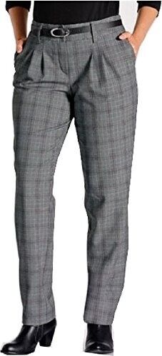 Damenhose Magic-Pants von sheego - Grau kariert Gr. 21 Kurzgröße NEU - Bild 1 von 1