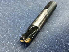 Seco 3/4" DIA. Coolant Indexable End Mill R417.19-00.750-3 XOMX Inserts .75