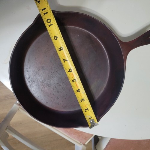 Favorite Piqua Ware #8 padella in ghisa logo faccia sorridente - Foto 9 di 11