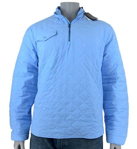 Polo Ralph Lauren Jacket Men's 2XL Blue Quilted 1/4 Zip Golf Pocket $228.00 NWT - Picture 2 of 13