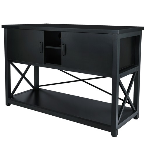 TC-HOMENY 75Gallon Aquarium Cabinet Turtle Fish Tank Stand with Charging Station - Picture 12 of 16