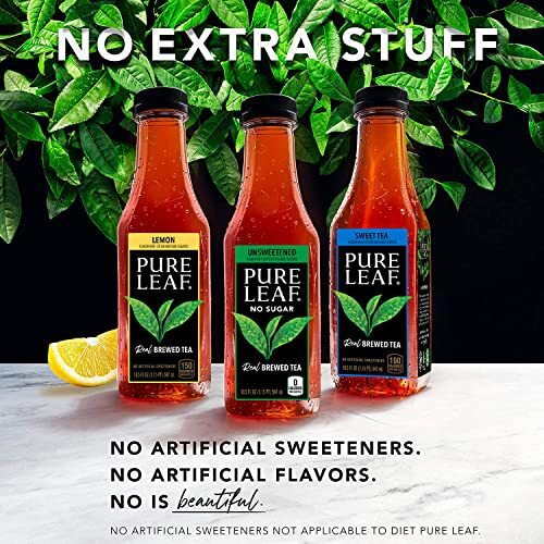 Pure Leaf Iced Tea, Sweetened 3 Flavor Variety Assorted Flavor Names , Sizes - Picture 52 of 56