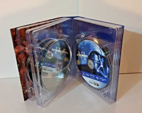 Star Wars : The Complete Saga ~ Blu-ray B ~ VGC ~ Incl Booklet & 9 Discs ~ - Picture 4 of 6