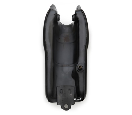 Cafe Racer Gas Tanks - Black / Raw Steel - Retro Motorcycle CHOOSE COLOR & STYLE - 第 4/114 張圖片
