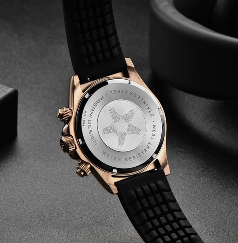 PAGANI DESIGN PD 1664 ROSE GOLD CHRONOGRAPH Men's Watch Waterproof PD-1664 - Picture 2 of 7