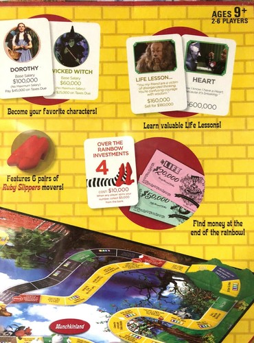 Hasbro El Mago de Oz Edición Coleccionista El Juego de la Vida 2008 Edades 9+ Precintado - Imagen 4 de 12