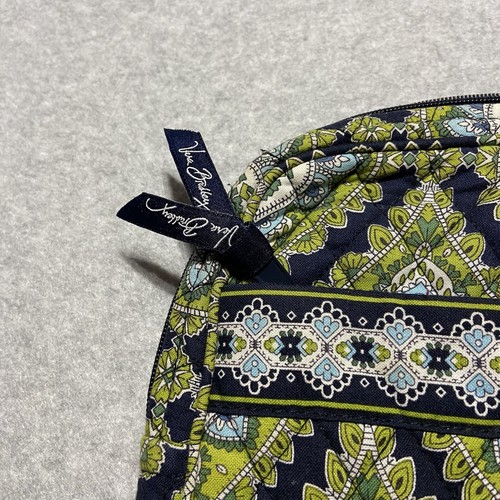 Vera Bradley gesteppte Laptop-Computertasche Blütenblatt Paisley Reißverschluss 15”X 11” - Bild 3 von 9