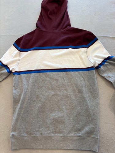 American Eagle Hooded T Shirt Mens Small New Retro Stripe USA Graphic Hoodie Tee - Picture 4 of 5