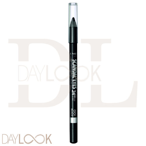 Crayon à doublure étanche Kohl Kajal Rimmel Scandaleyes, eye-liner - 001 NOIR - Photo 1/3