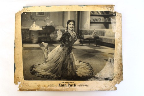 Vintage Kathputli Kamala Laxman Indien Hindi Film Lobby Carte 1957 Bollywood - Photo 2/3