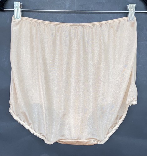 Sears 8 XL 41-42 Granny Nude High Waist Hipster Nylon Bikini 1 Höschen Unterwäsche - Bild 5 von 6