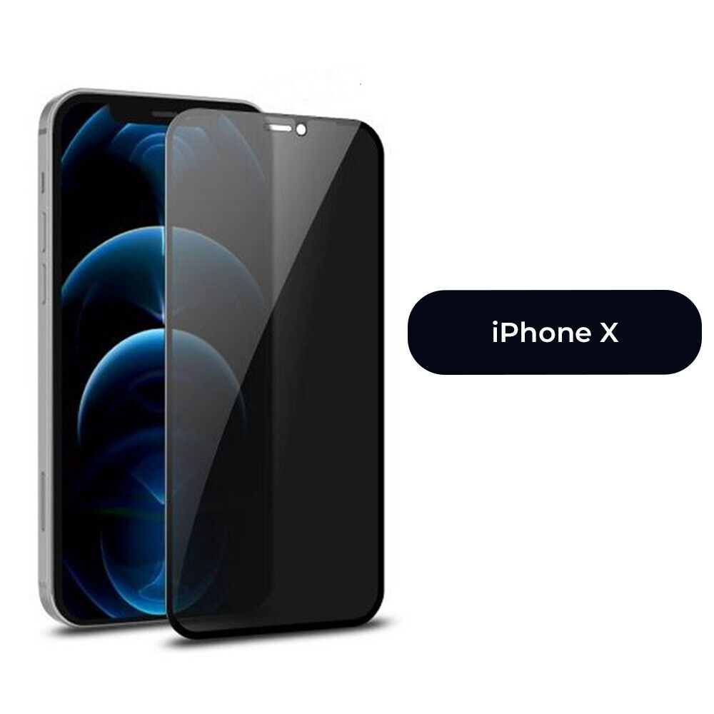 Privacy Screen Protector For iPhone Tempered Glass 14 13 12 11 X XR XS Mini Pro - Picture 13 of 47