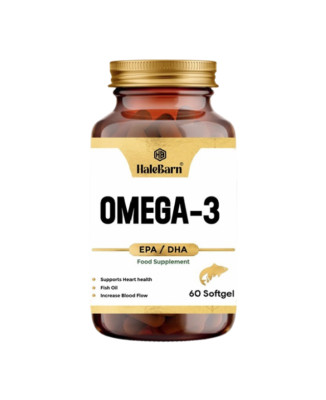 Omega 3 Fischöl 2000mg - 1000mg EPA & 400mg DHA - Gehirn Herz Sehen