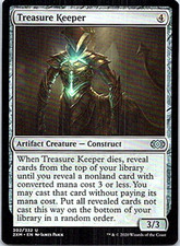 Treasure Keeper Magic The Gathering Double Masters Light Play