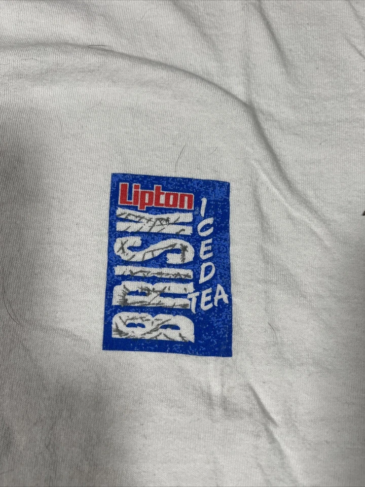 Брюс Уиллис Lipton чая 1988 умереть жесткий промо рубашка редкая винтажный кроссовер футболка - Изображение 3 из 4