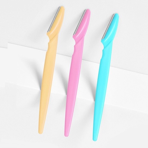 10Pcs Eyebrow Razor Shaver Blade Face Hair Trimmer Makeup Beauty Derma Tools - Picture 7 of 10